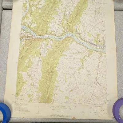1955 Harper's Ferry Topological Map