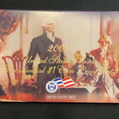 2009 – United States Mint Presidential $1 Coin Proof Set ￼
