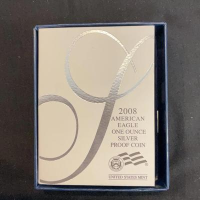 2008 – American Eagle 1 Ounce Silver Proof Coin