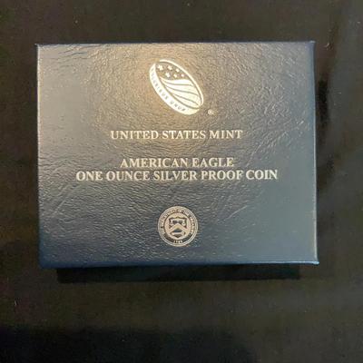 United States Mint– 2014, American eagle 1 Ounce Silver Proof Coin 