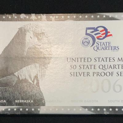 United States Mint 50 State Quarters Silver Proof Set - 2006