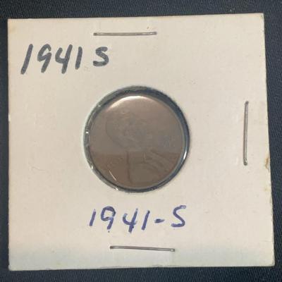 1941 – S One Cent Coin