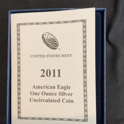 2011 – American Eagle 1 Ounce Silver Uncirculated Coin
