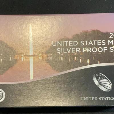 2014 – United States Mint Silver Proof Set 