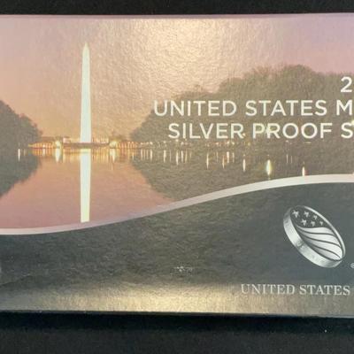 2014 – United States Mint Silver Proof Set 