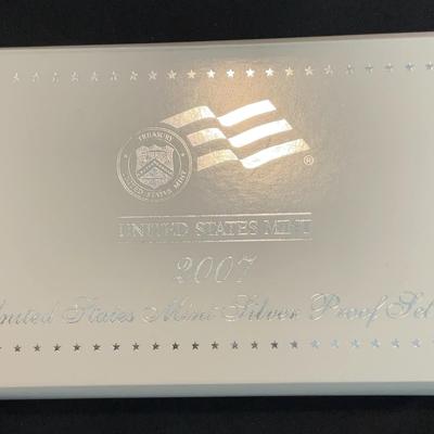 2007 – United States Mint Silver Proof Set
