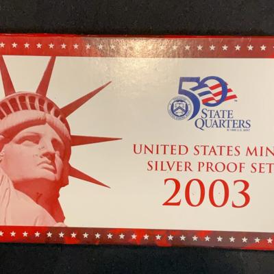 United States Mint Silver Proof Set – 2003