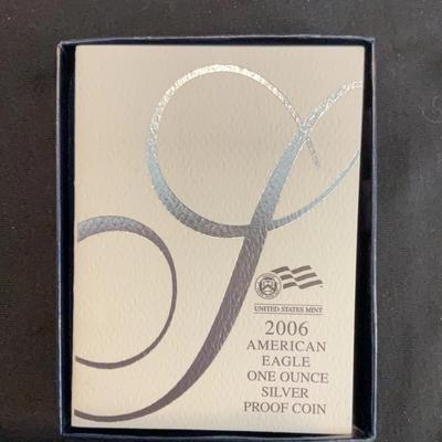 2006 – American Eagle 1 Ounce Silver Proof Coin 