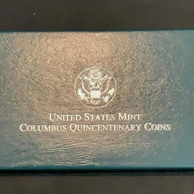 United States Mint Columbus Quincentenary Coins 1493 - 1992
