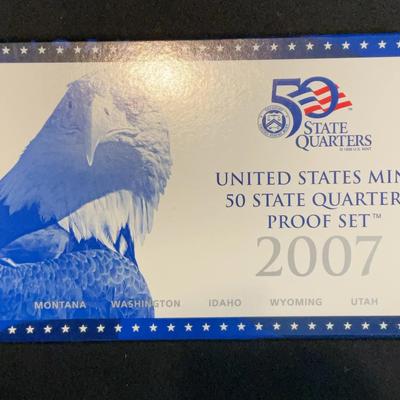United States Mint 50 State Quarters Proof Set – 2007