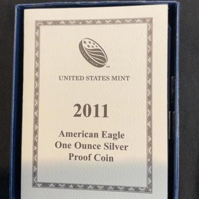 2011 – American Eagle 1 Ounce Silver Proof Coin