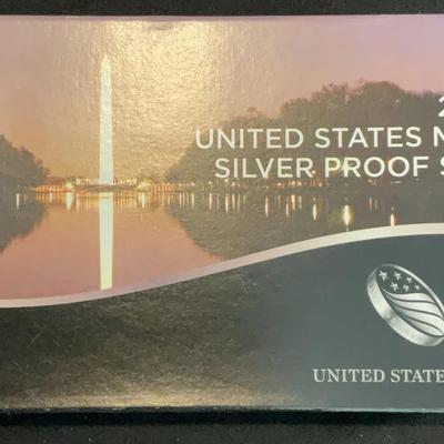 2014 – United States Mint Silver Proof Set 