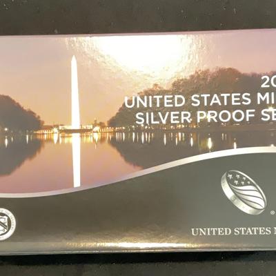 2013 – United States Mint Silver Proof Set 