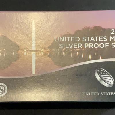 2014 – United States Mint Silver Proof Set 