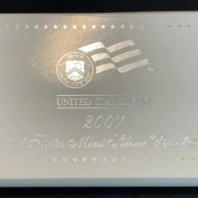 2007 – United States Mint Silver Proof Set 
