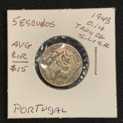 1943 - Portugal 5 Escudos 