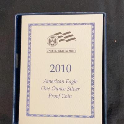 2010 – American Eagle 1 Ounce Silver Proof Coin 