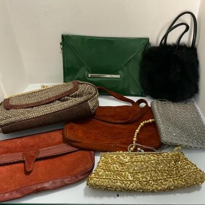 Lot Of Seven Purses/Handbags