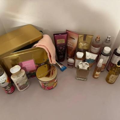 Perfumes, lotions, candles, and more
