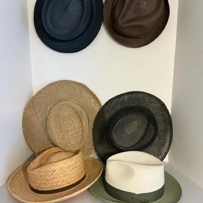 Men’s Summer Hat, Lot Of Four