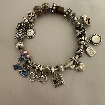 Pandora Bracelet With Charms