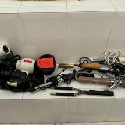 Big lot of hair tools