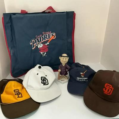 Six Piece Padres Baseball Lot