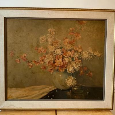 Oil Painting, “Still Life Of Wild Irish Roses”