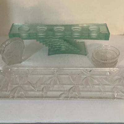 PartyLite Stratus 5-cup tealight candle holder And Other Crystal