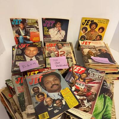 Lot of 100 Vintage JET Magazines