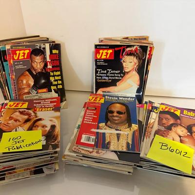 JET Magazines Lot Of 100 Pc Publications