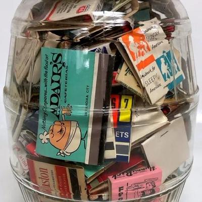 Jar of Assorted Matchboxes 