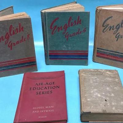 1940s Vintage Textbooks 