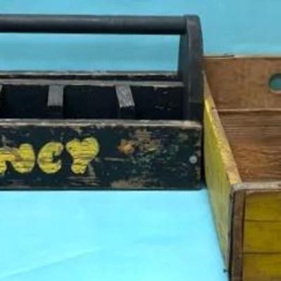 Rustic Wooden Storage Set