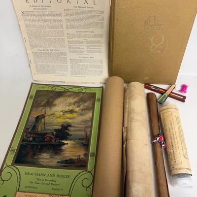 Antique “Pomeranian” Print, Presidential Campaign Signs, & More