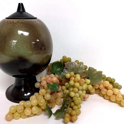 Citronella Torch and Faux Grapes
