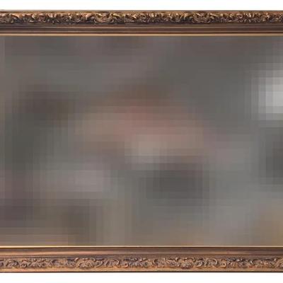 Large Ornate Framed Mirror
