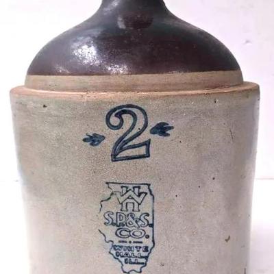"White Hall" Stoneware Crock