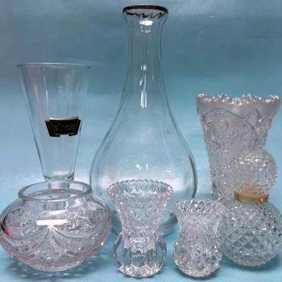 Assorted Crystal Glassware 