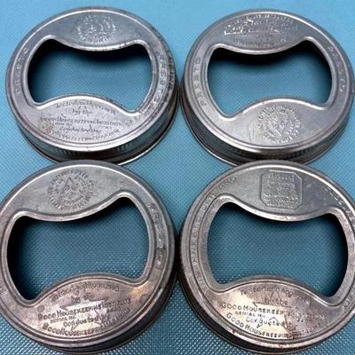 Vintage Presto Metal Lid Bands