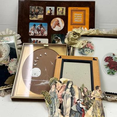 Vintage Framed Art, Photo Album and More