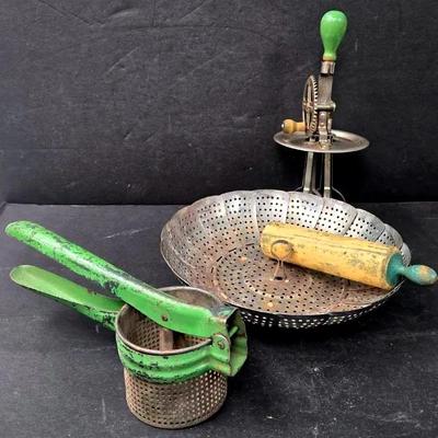 "A & J" Egg Beater And Many Other Kitchen Items