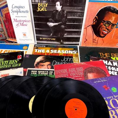 Vinyl “Billy Joel”, “The Blues Ft. Ray Charles” Collection