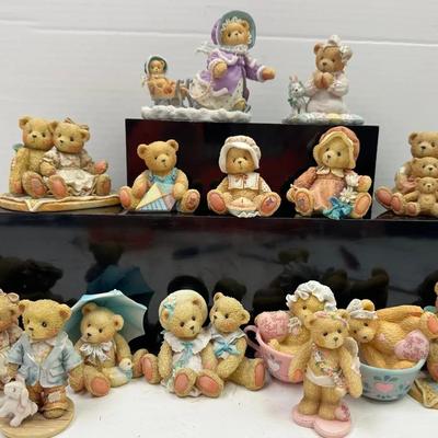  Vintage “Cherished Teddies” Figurines 