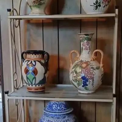 Mix of Collectible Jars and Jugs – Hand-Painted, Lidded & Decorative Pieces