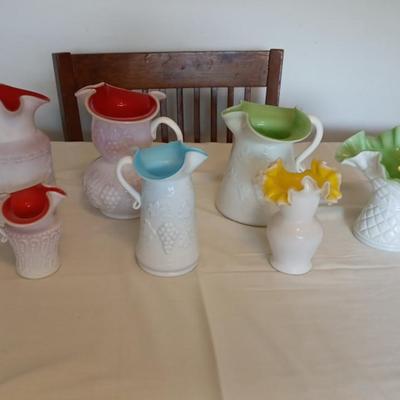 Kanawha Glass Colorful Art Glass Vase Collection – Assorted Small Decorative Pieces