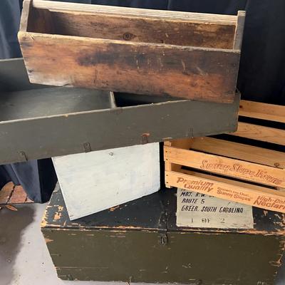 Vintage Storage Boxes & Wooden Crates Collection