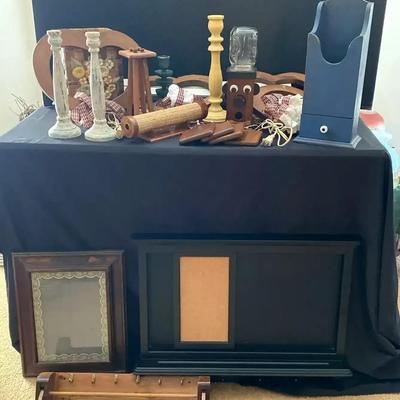 Decorative Home Accents Collection Featuring Light-Up Wooden Hearts, Bulletin Board & Rack