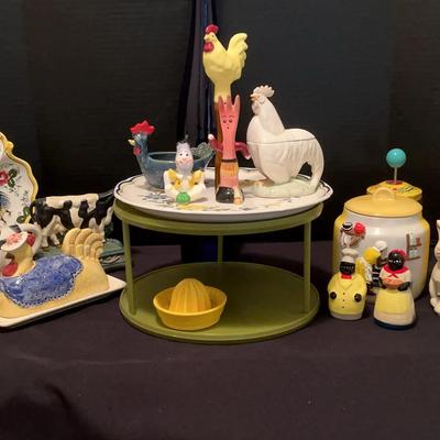 Eclectic Farmhouse & Kitchen Décor Collection Featuring Fitz & Floyd Rooster