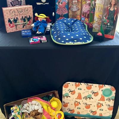 Barbie Collection, Madeline Doll & Games with Doll Clothes and Lap Board